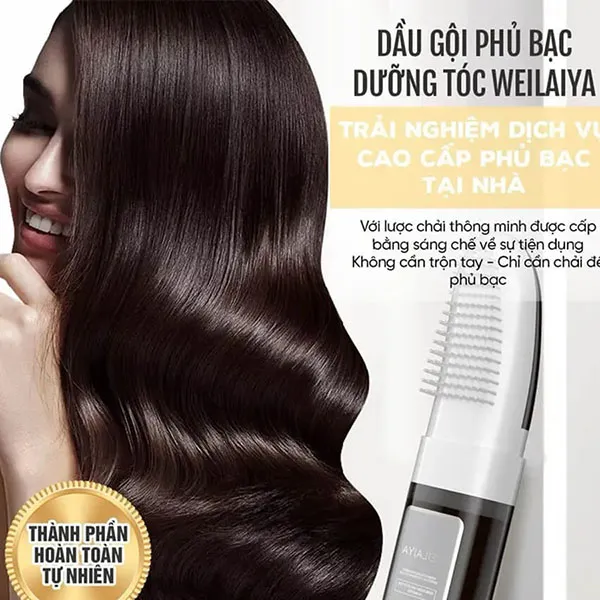 Dầu Gội Phủ Bạc Dưỡng Tóc Weilaiya Color Conditioner 100ml (Màu Đen)