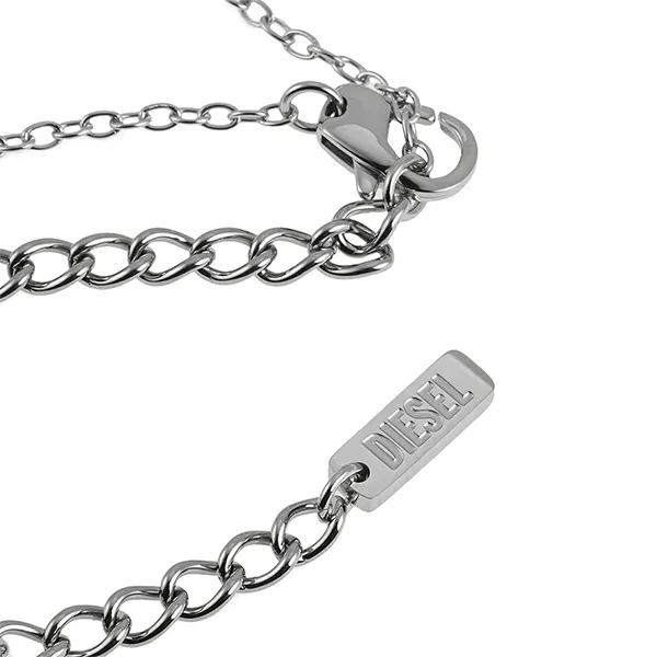 Dây Chuyền Diesel Stainless Steel Pendant Necklace DX1661040 Màu Bạc