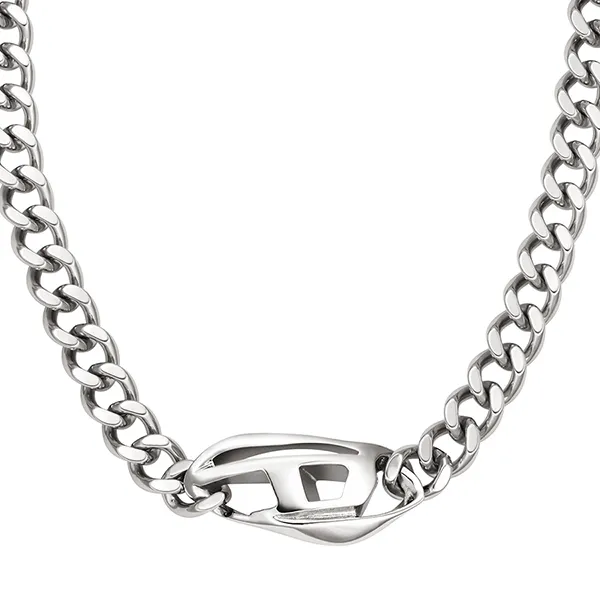 Dây Chuyền Diesel Silver Steel Silver Pendant DX1433040 Màu Bạc