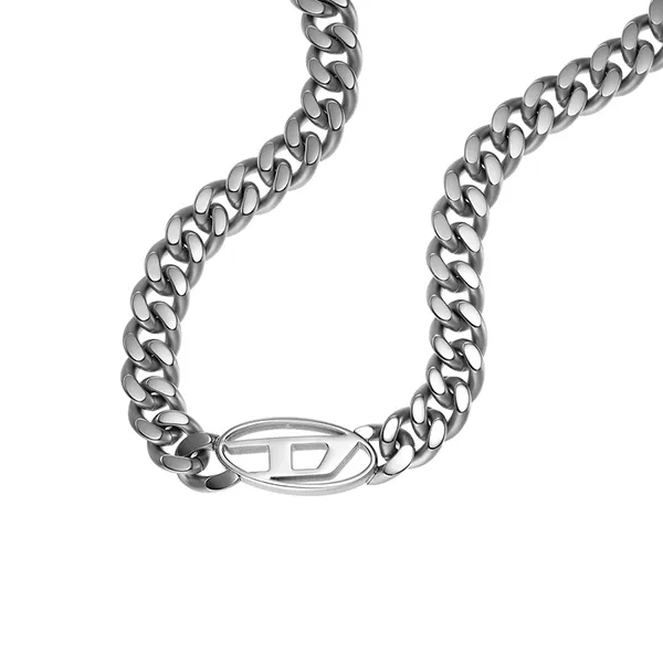 Dây Chuyền Diesel Silver Steel Silver Pendant DX1433040 Màu Bạc