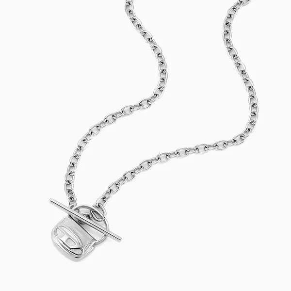 Dây Chuyền Uniex Diesel Stainless Steel Necklace DX1593040 Màu Bạc