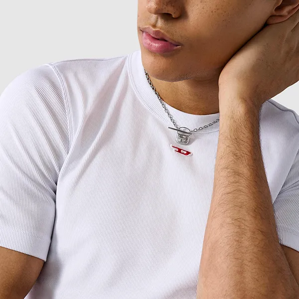 Dây Chuyền Uniex Diesel Stainless Steel Necklace DX1593040 Màu Bạc
