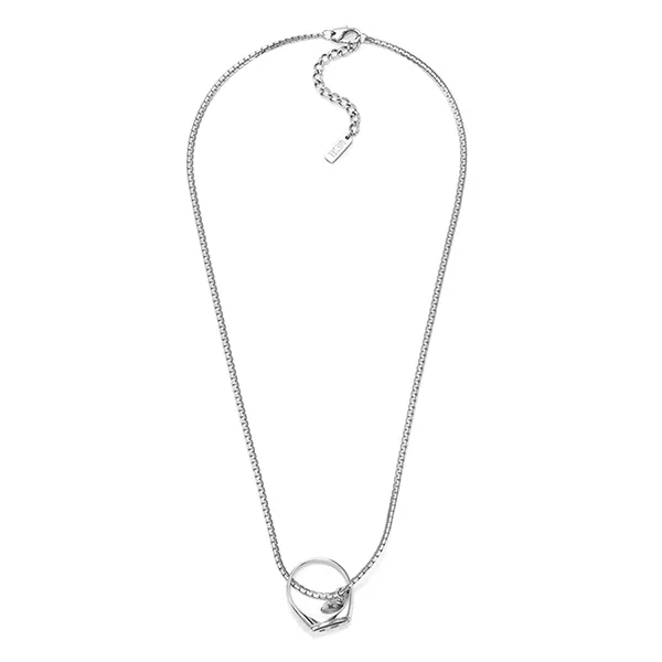 Dây Chuyền Uniex Diesel Stainless Steel Pendant Necklace DX1644040 Màu Bạc