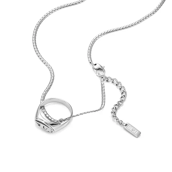 Dây Chuyền Uniex Diesel Stainless Steel Pendant Necklace DX1644040 Màu Bạc