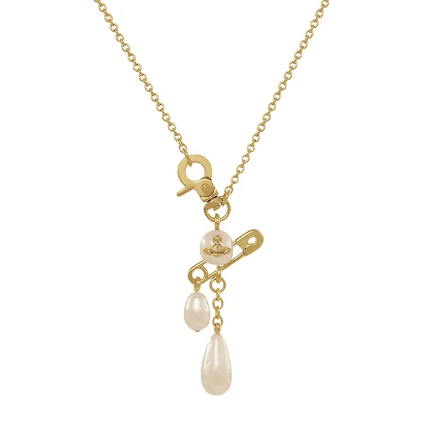 Dây Chuyền Vivienne Westwood Claude Small Necklace Màu Vàng Gold