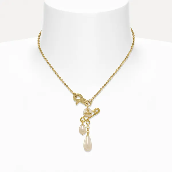 Dây Chuyền Vivienne Westwood Claude Small Necklace Màu Vàng Gold