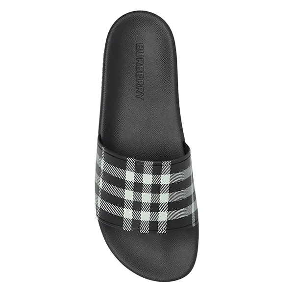 Dép Nam Burberry Black Rubber Flip-flops 8107514 C1343 Màu Đen