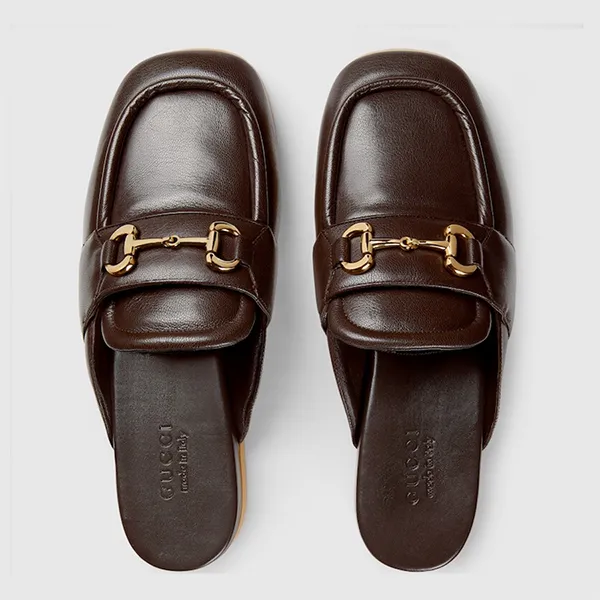 Dép Nam Gucci Mule Brown 771076-AACAI-2140 Màu Nâu Size 40