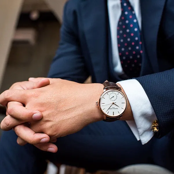 Đồng Hồ Nam Frederique Constant Manufacture Slimline FC-710V4S4 Màu Nâu/Trắng