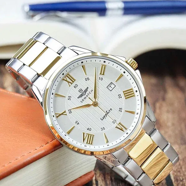 Đồng Hồ Nam SRWATCH Quartz Watch SG3006.1202CV Màu Vàng - Bạc