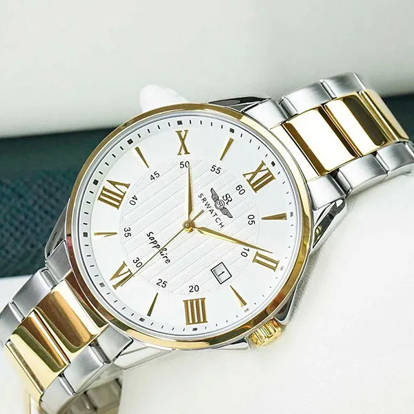 Đồng Hồ Nam SRWATCH Quartz Watch SG3006.1202CV Màu Vàng - Bạc