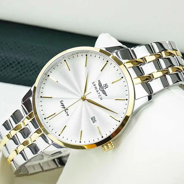 Đồng Hồ Nam SRWATCH Timepiece Quartz Watch TE SG1076.1202TE Màu Vàng - Bạc