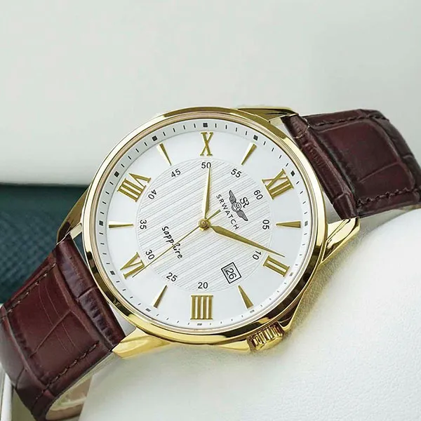 Đồng Hồ Nam SRWATCH Watch SG3003.4602CV Màu Vàng - Nâu