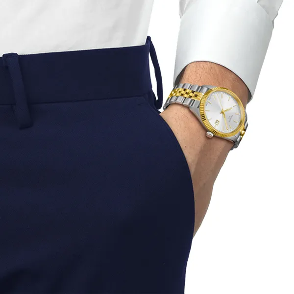 Đồng Hồ Nam Tissot Ballade Watch T156.410.22.031.00 Màu Vàng/Bạc