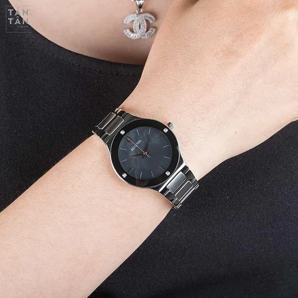 Đồng Hồ Nữ Bulova Quartz 96R231 32mm Màu Bạc