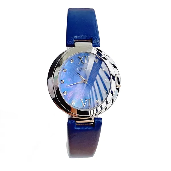 Đồng Hồ Nữ Citizen Eco-Drive EX1510-08N Màu Xanh Bạc
