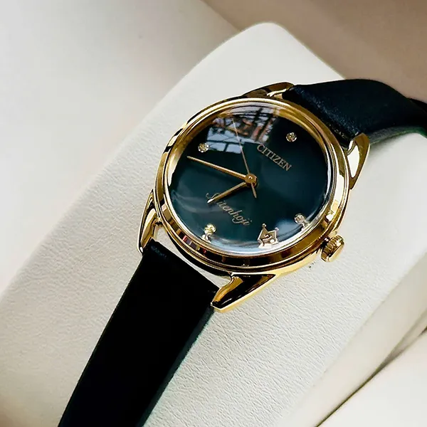 Đồng Hồ Nữ Citizen Rikkai 27mm Green Dial Limited Edition Màu Xanh