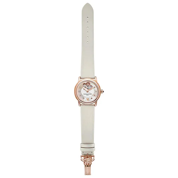 Đồng Hồ Nữ Frederique Constant Double FC FC-310WHF2P4 Màu Trắng Kem