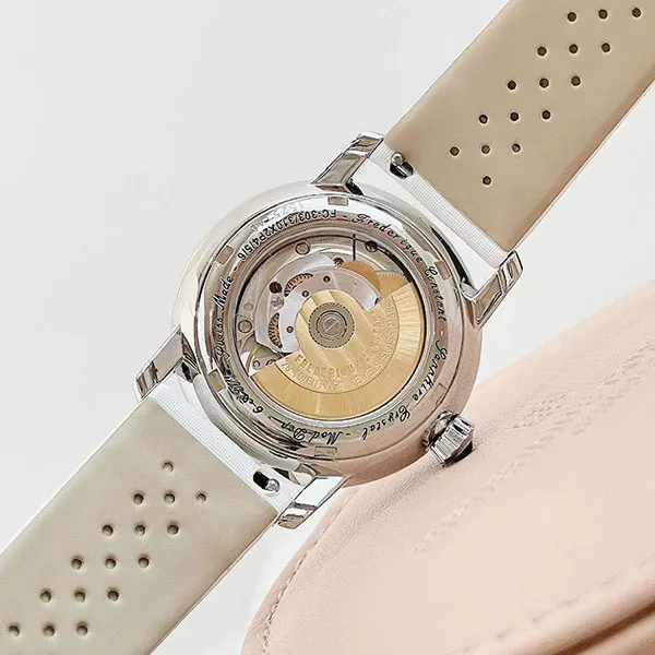 Đồng Hồ Nữ Frederique Constant Heart Beat Màu Trắng