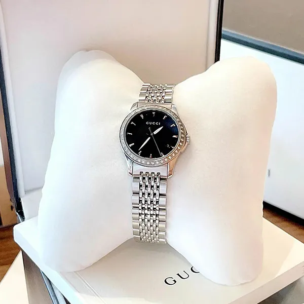 Đồng Hồ Nữ Gucci G-Timeless Quartz Watch YA126507 Màu Bạc