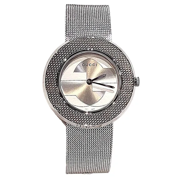 Đồng Hồ Nữ Gucci U-Play Pin Màu Bạc Size 28mm