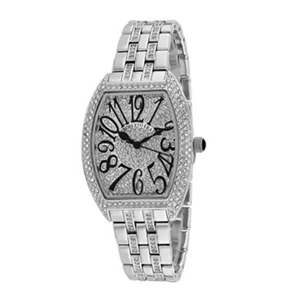 Đồng Hồ Nữ Roberto Era Full Stone Stainless Steel Màu Bạc Trắng