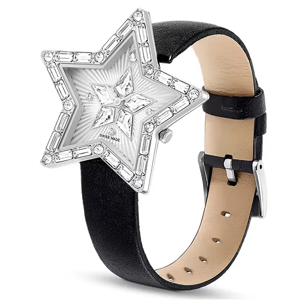 Đồng Hồ Nữ Swarovski Stella Watch 5656952 Màu Đen/Trắng