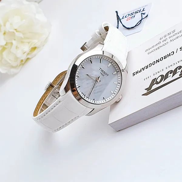 Đồng Hồ Nữ Tissot Couturier Lady Quartz Mother Of Pearl T035.246.16.111.00 (T0352461611100) Màu Trắng