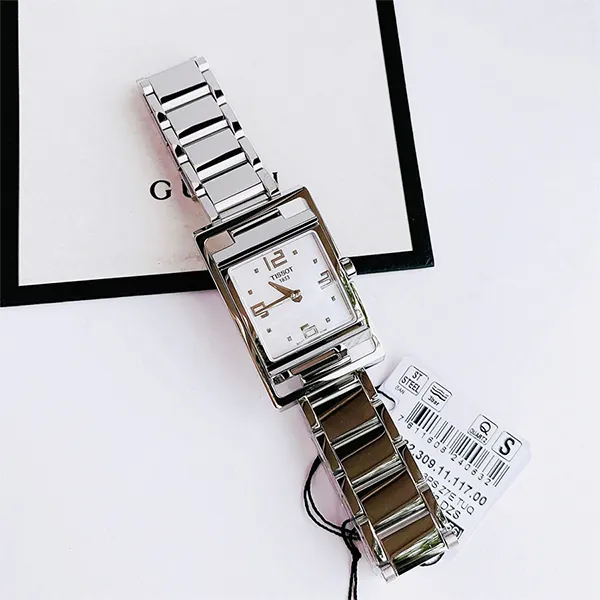 Đồng Hồ Nữ Tissot My-T Open Steel Mother Of Pearl Dial T032.309.11.117.00 (T0323091111700) Màu Bạc