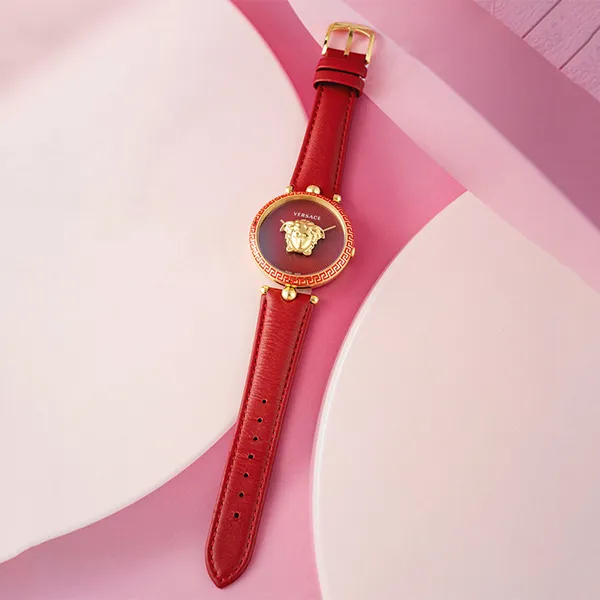 Đồng Hồ Nữ Versace Palazzo Empire Greca Watch VECO01822 Màu Đỏ