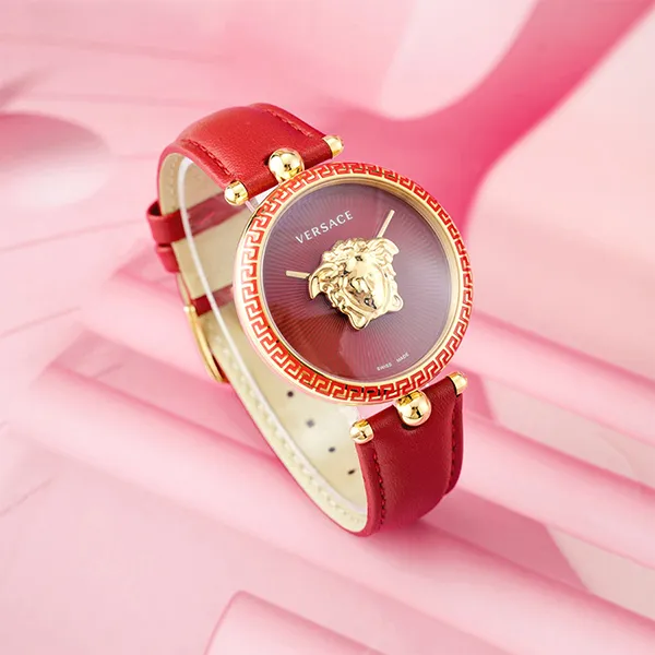 Đồng Hồ Nữ Versace Palazzo Empire Greca Watch VECO01822 Màu Đỏ