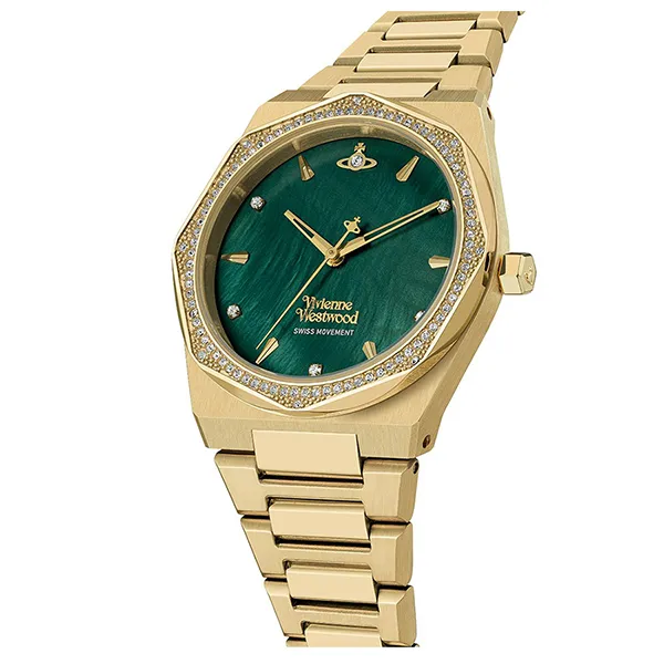 Đồng Hồ Nữ Vivienne Westwood Charterhouse VV244QGRGD 34mm Màu Vàng Gold