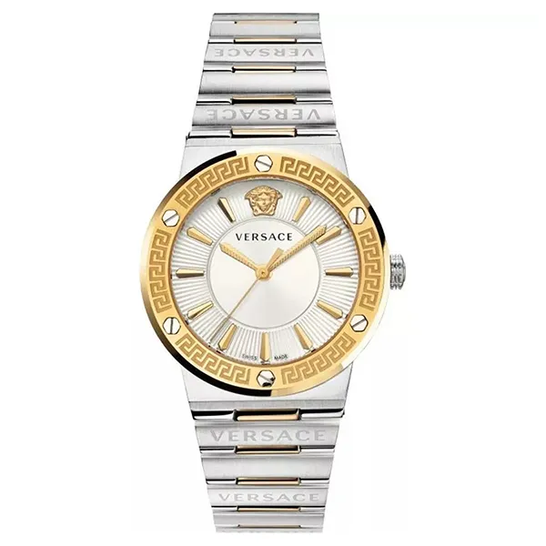 Đồng Hồ Versace Greca Logo Watch 38mm VEVH00620 Màu Bạc