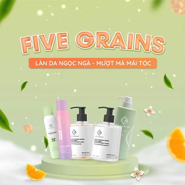 Kem Dưỡng Trắng Da Toàn Thân Five Grains Niacinamide Day Body Cream 200ml