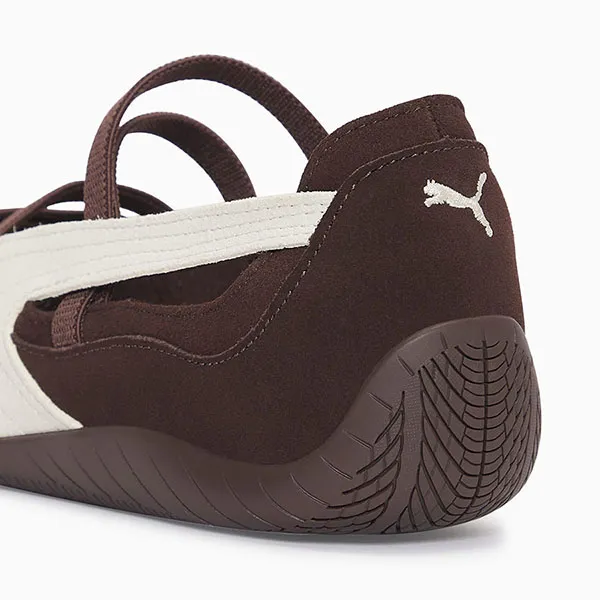 Giày Búp Bê Nữ Puma Speedcat Ballet Suede Cafe Shoes 406758-02 Màu Nâu Cafe Size 37