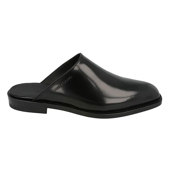 Giày Hở Gót Nam Salvatore Ferragamo Gasco Leather Mules X Wide 021336-760485-2E Màu Đen Size 41