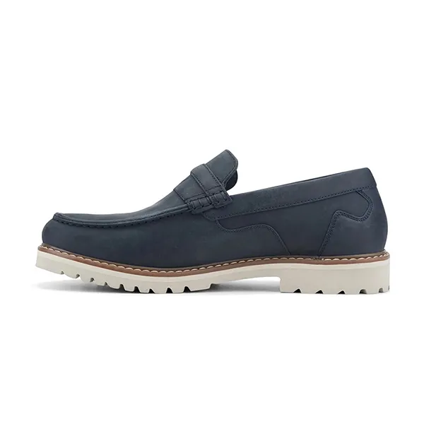 Giày Lười Nam Rockport Maverick Penny Loafer J3842 Màu Xanh Đen Size 40