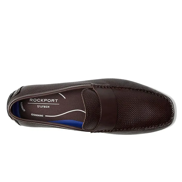 Giày Lười Nam Rockport Tayo Loafer Tayo2 Màu Nâu Đậm Size 39