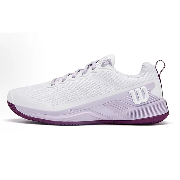 Giày Pickleball/Tennis Wilson Rush Pro 4.5 Light Purple WRS335510 Màu Tím Trắng Size 37