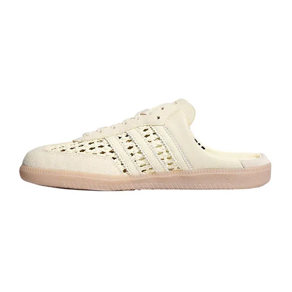 Giày Sục Nữ Adidas Mule Samba OG KH7719 Màu Trắng Kem Size 36.5