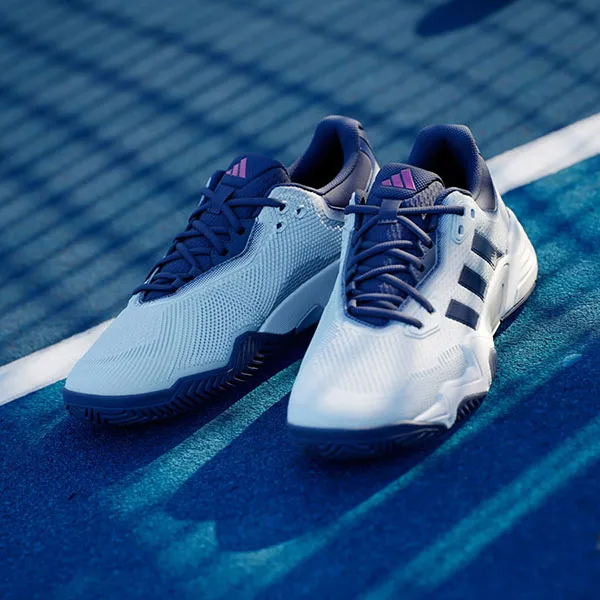 Giày Tennis/Pickleball Adidas Solematch Control 2 Shoes ID8560 Màu Trắng - Xanh Navy Size 41