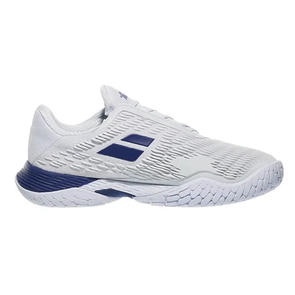 Giày Tennis/Pickleball Babolat Propulse Fury 3 All Court White / Dark Blue 30S26208B-1069 Màu Trắng Xanh Size 42.5