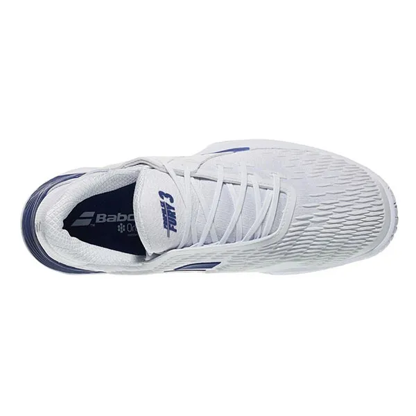 Giày Tennis/Pickleball Babolat Propulse Fury 3 All Court White / Dark Blue 30S26208B-1069 Màu Trắng Xanh Size 42.5