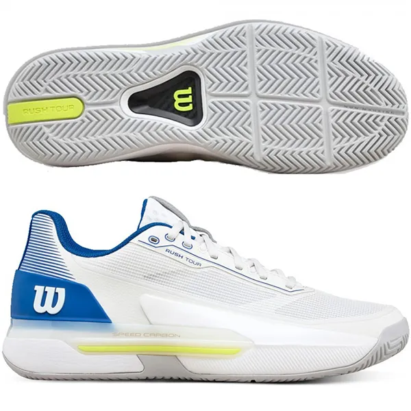 Giày Tennis/Pickleball Nam Wilson Rush Tour WRS337220U Màu Trắng Size 42