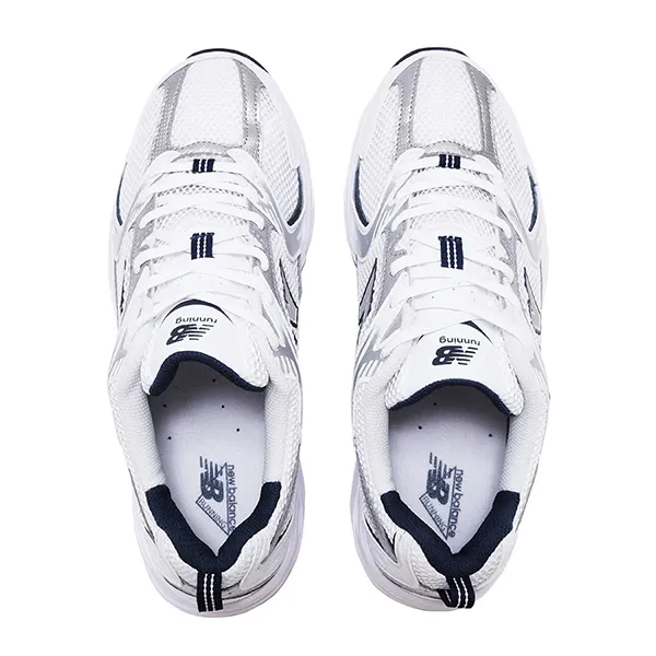 Giày Tennis/Pickleball New Balance 530 Retro Running Navy MR530SG Màu Trắng/Xanh Size 42