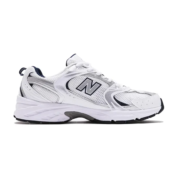 Giày Tennis/Pickleball New Balance 530 Retro Running Navy MR530SG Màu Trắng/Xanh Size 42