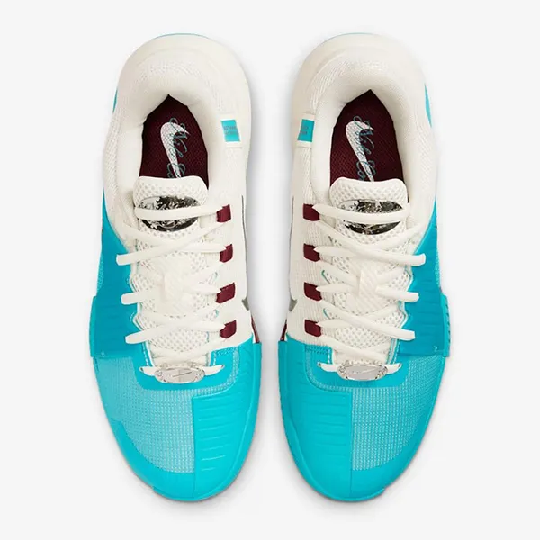 Giày Tennis/Pickleball Nike Zoom GP Challenge 1 PRM HJ6651-300 Màu Xanh Trắng Size 36.5