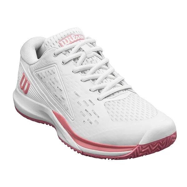 Giày Tennis/pickleball Wilson Rush Pro Ace Junior 'White Pink' WRS335320 Màu Trắng Size 40