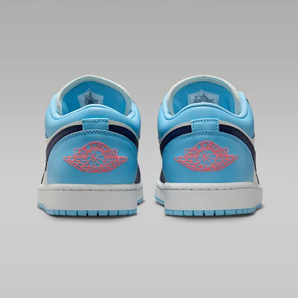 Giày Thể Thao Nam Nike Air Jordan 1 Low 'Sail Blue Chill' 553558-149 Màu Xanh Trắng Size 41