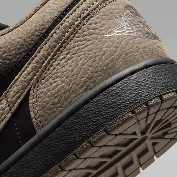 Giày Thể Thao Nam Nike Air Jordan 1 Low SE 'Olive Grey' IB7109-005 Màu Xám Đen Size 40